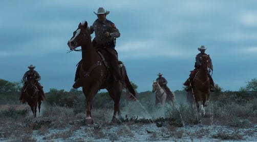 Texas State Troopers have been assigned to horse patrols along the Texas Border with Mexico as part of that state’s “Operation Lone Star” Border Security mission. (Texas Dept. of Public Safety photo) Texas State Troopers have been assigned to horse patrols along the Texas Border with Mexico as part of that state’s “Operation Lone Star” Border Security mission. (Texas Dept. of Public Safety photo)