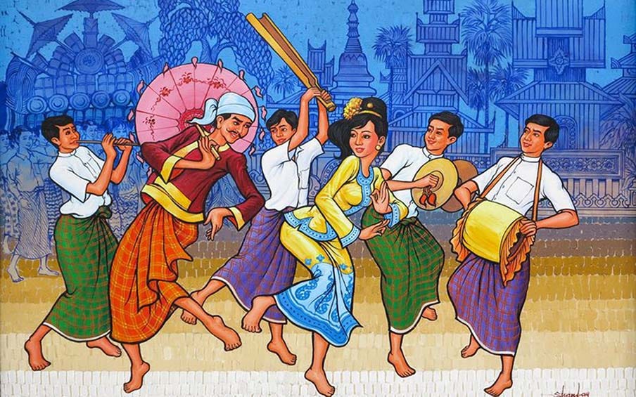 Myanmar Traditional Style Paintings To Enter World Market And To Bring Out New Generations ...