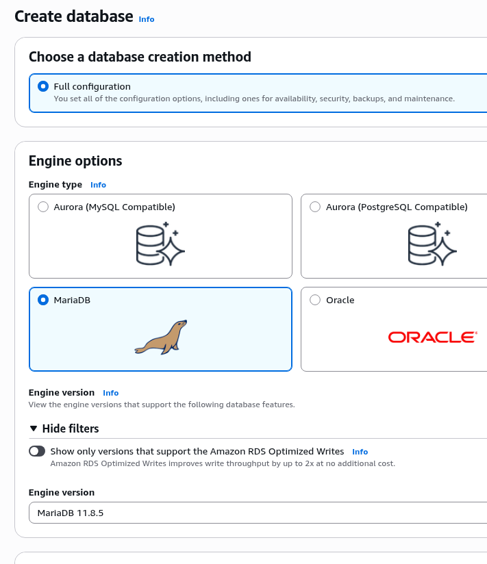 AWS: basic infrastructure setup for WordPress