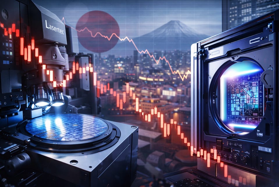 lasertec stock drops after earnings with lower 2026 outlook