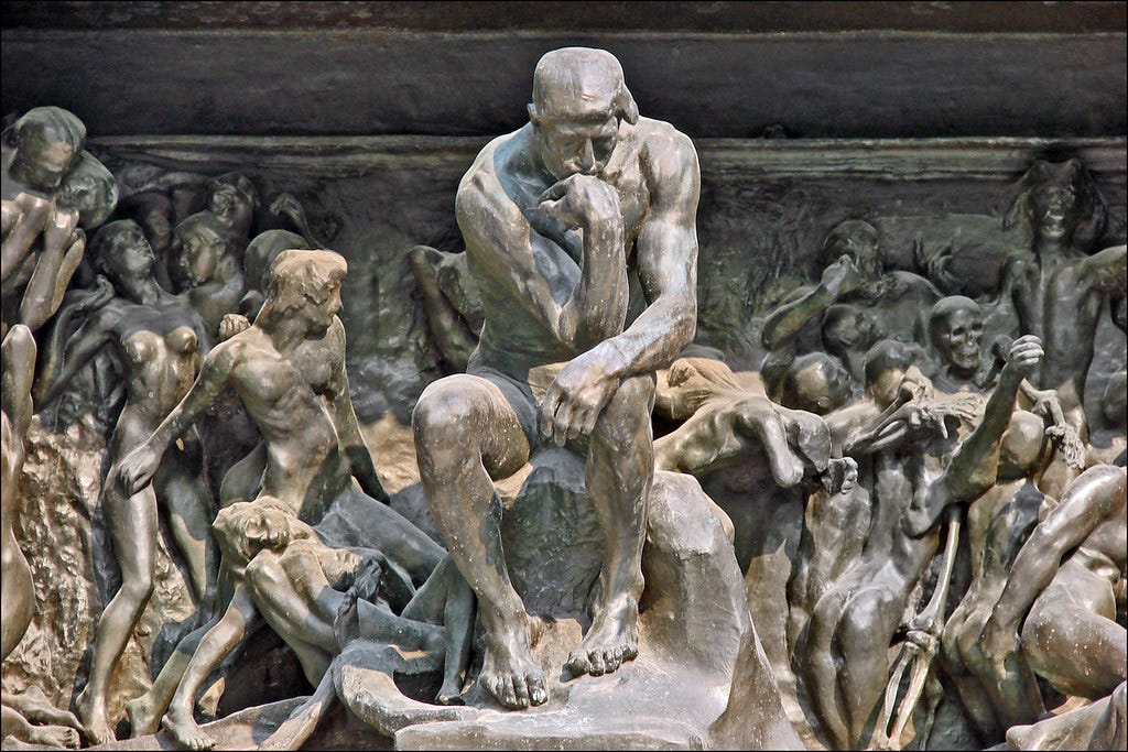 Le penseur de la Porte de l'Enfer (musée Rodin) | La Porte d… | Flickr