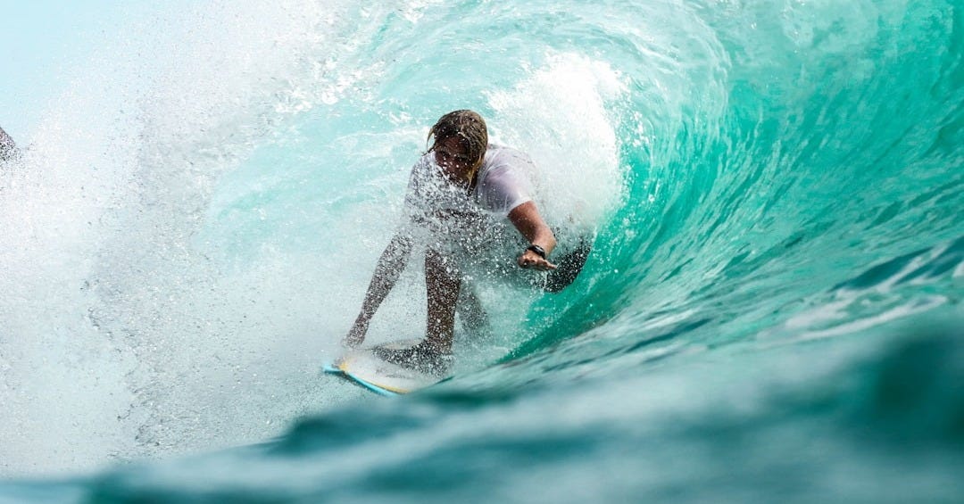 time lapse photography surfer in wave water time lapse photography surfer in wave water