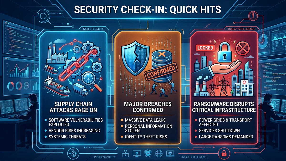 Crashed Security Security Check-in Quick Hits: Supply Chain Attacks Rage On, Major ...