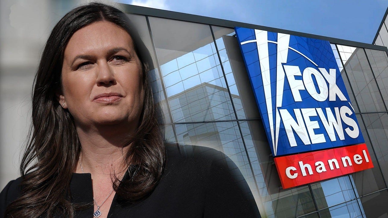 sarah sanders heads to fox news after donald trump white house sarah sanders heads to fox news after donald trump white house