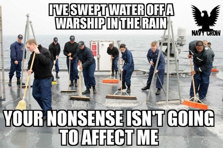 33 Navy Memes That Even The 'Blue Ropers' Will Enjoy