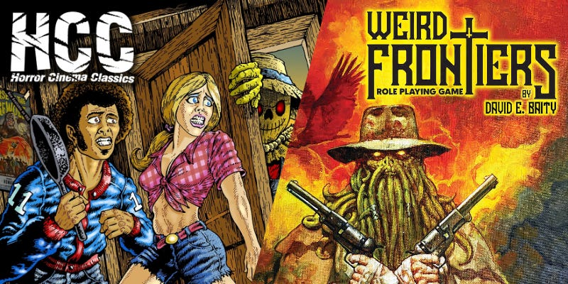 Cover art for Horror Cinema Classics and Weird Frontiers. Cover art for Horror Cinema Classics and Weird Frontiers.