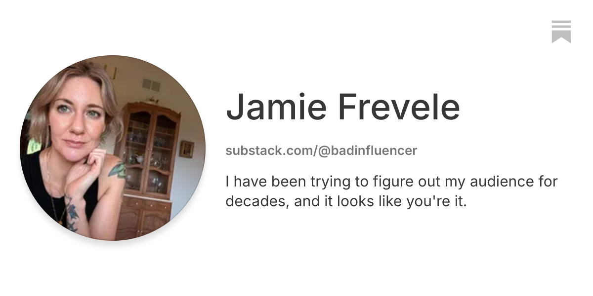 Jamie Frevele | Substack