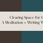 Workshop Replay: Clearing Space for Grief