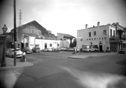 gas station