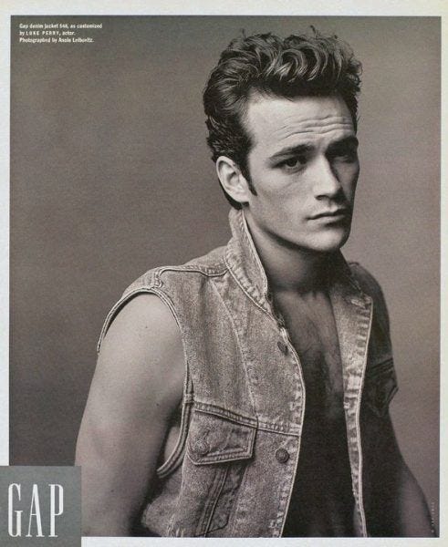 Luke Perry in sexy Gap ad dead at 52 Luke Perry in sexy Gap ad dead at 52
