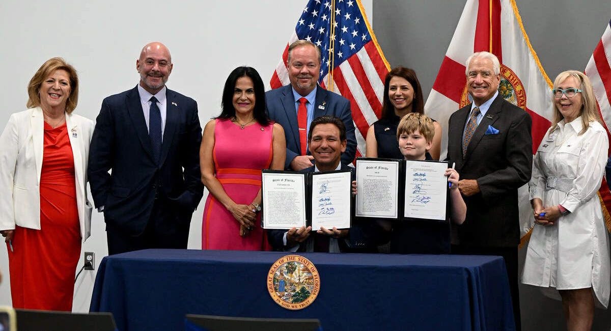 DeSantis Signs Property Tax and Transparency Bills During Bradenton Visit