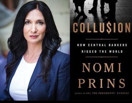 Nomi Prins Takes on Colluding Central Banks in New Book Nomi Prins Takes on Colluding Central Banks in New Book