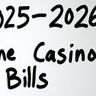2025-2026 Online Casino Bills