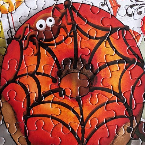 White Mountain Trick or Treat Jigsaw Puzzle