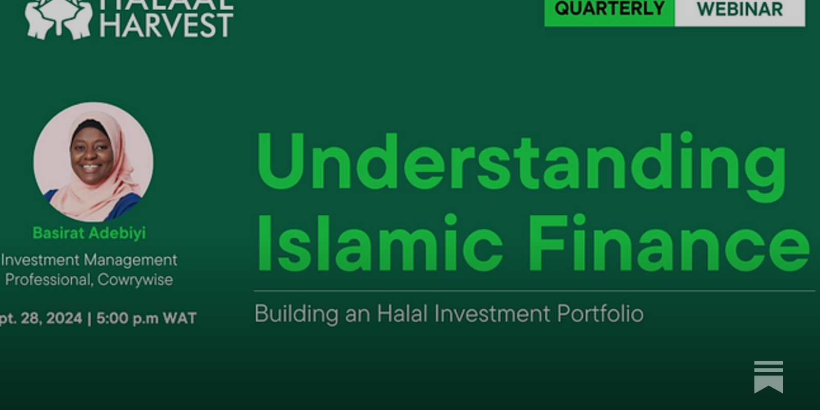 Building a Halaal Investment Portfolio.