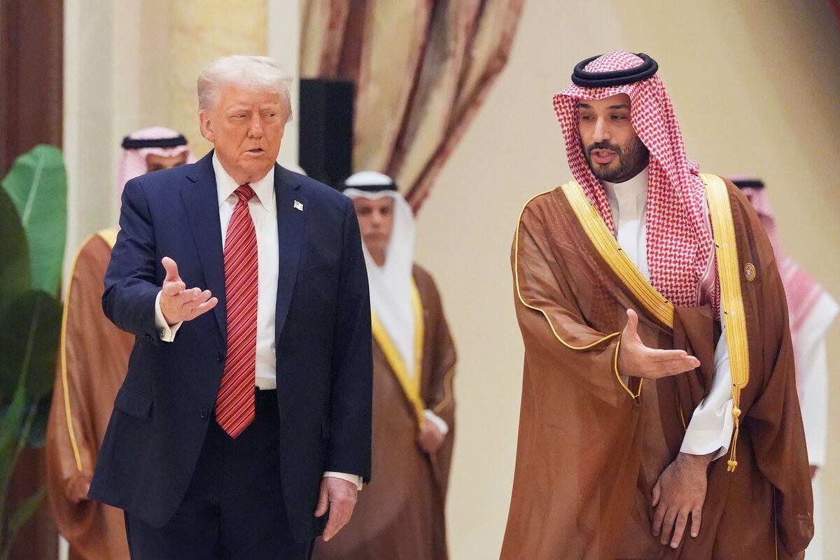 Saudi Prince MBS Visits Trump With Tension Over Gaza, Chips, Nuclear -  Bloomberg