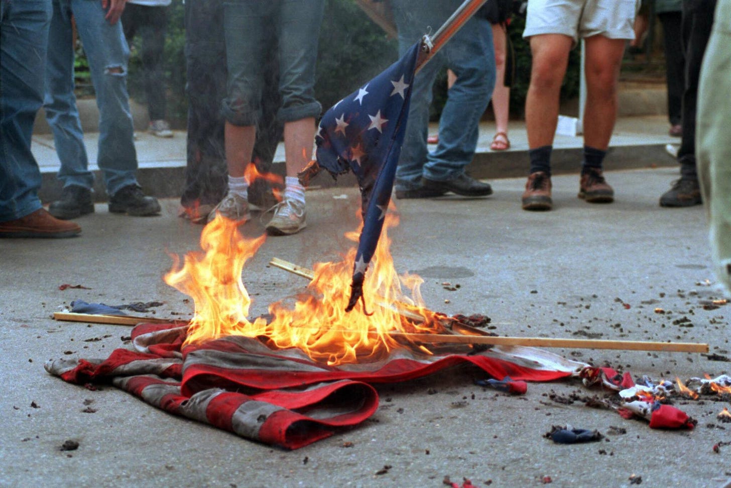 Flag Burning Has a Long History in the US — and Legal Protections From ...