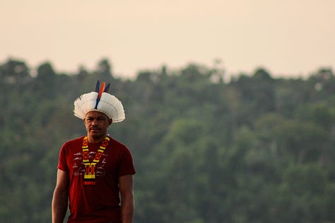 Fighting to reclaim the Xingu. Credit: Anita Makri