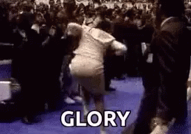 Energetic Disciple In Church Praise Dance GIF | GIFDB.com