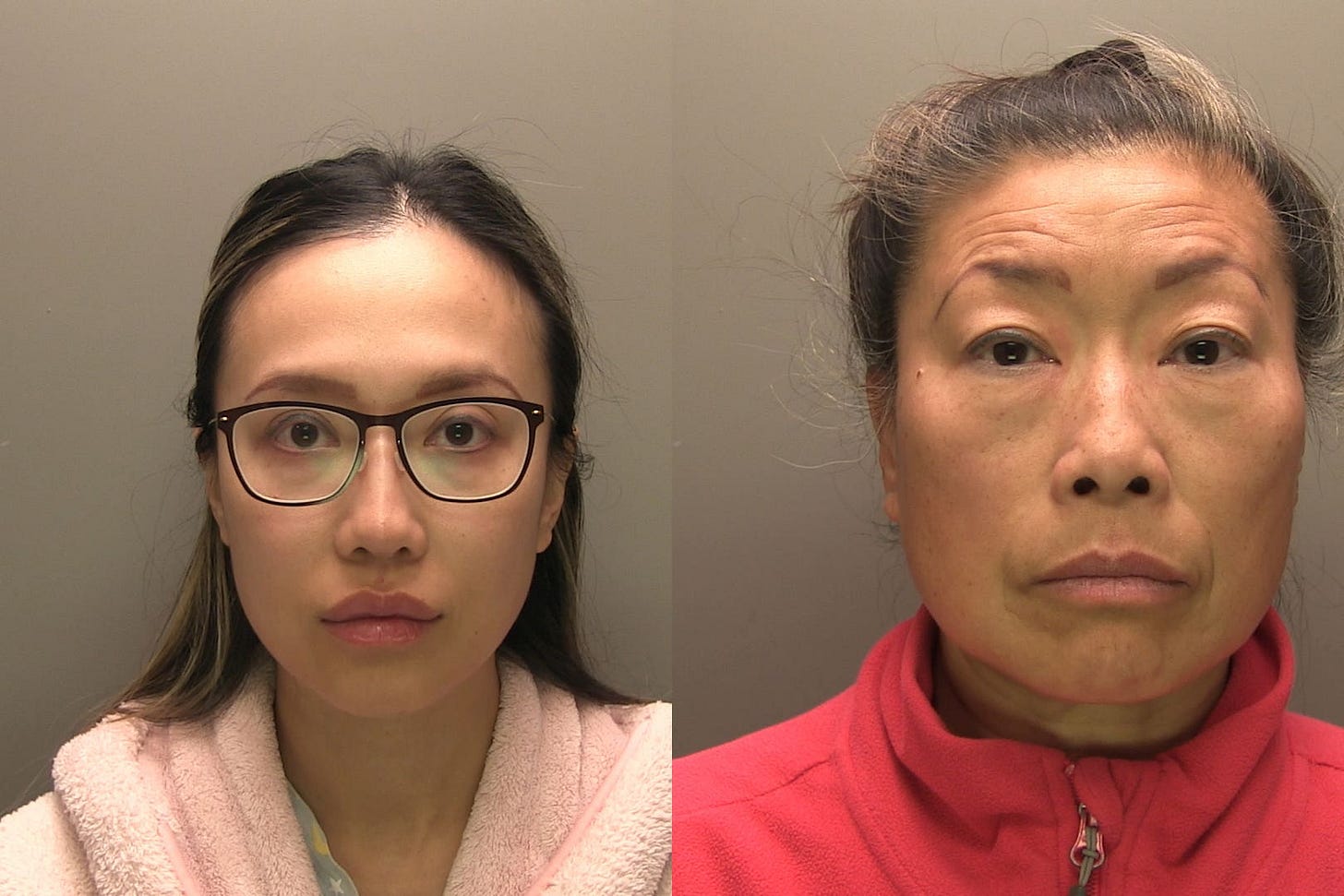 Linda Lu (left) and her mother Susan Chen (right) were jailed on Friday for a campaign of abuse directed at their next-door neighbours (Lincolnshire Police/PA)