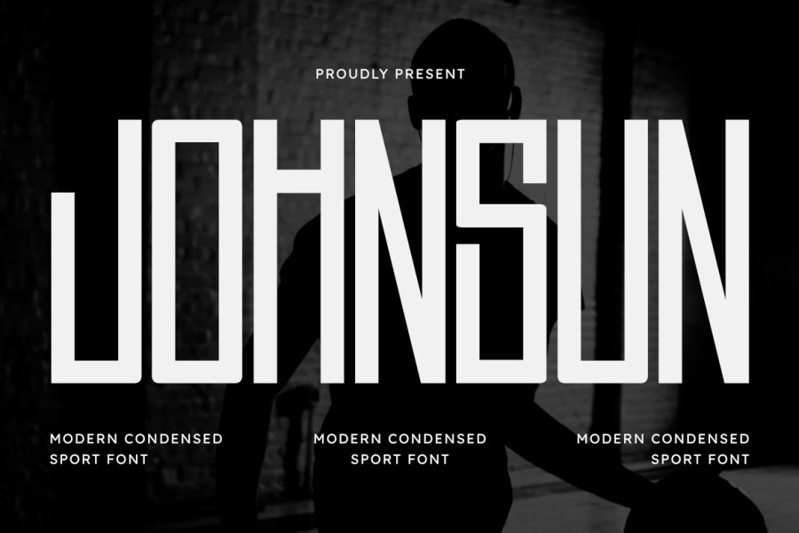 Johnsun Condensed Sans Serif Font