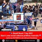 Bondi Beach: here’s your social cohesion problem Australia 🇮🇱