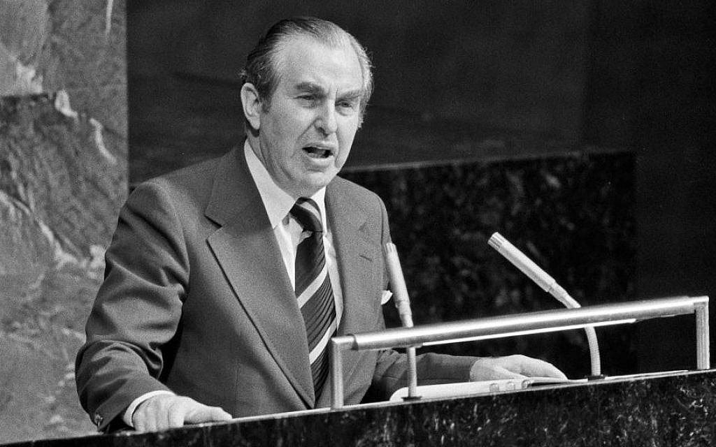1975 anti-Semitism speech to UN even more relevant today, UK historian says  | The Times of Israel