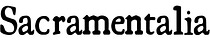 SACRAMENTALIA