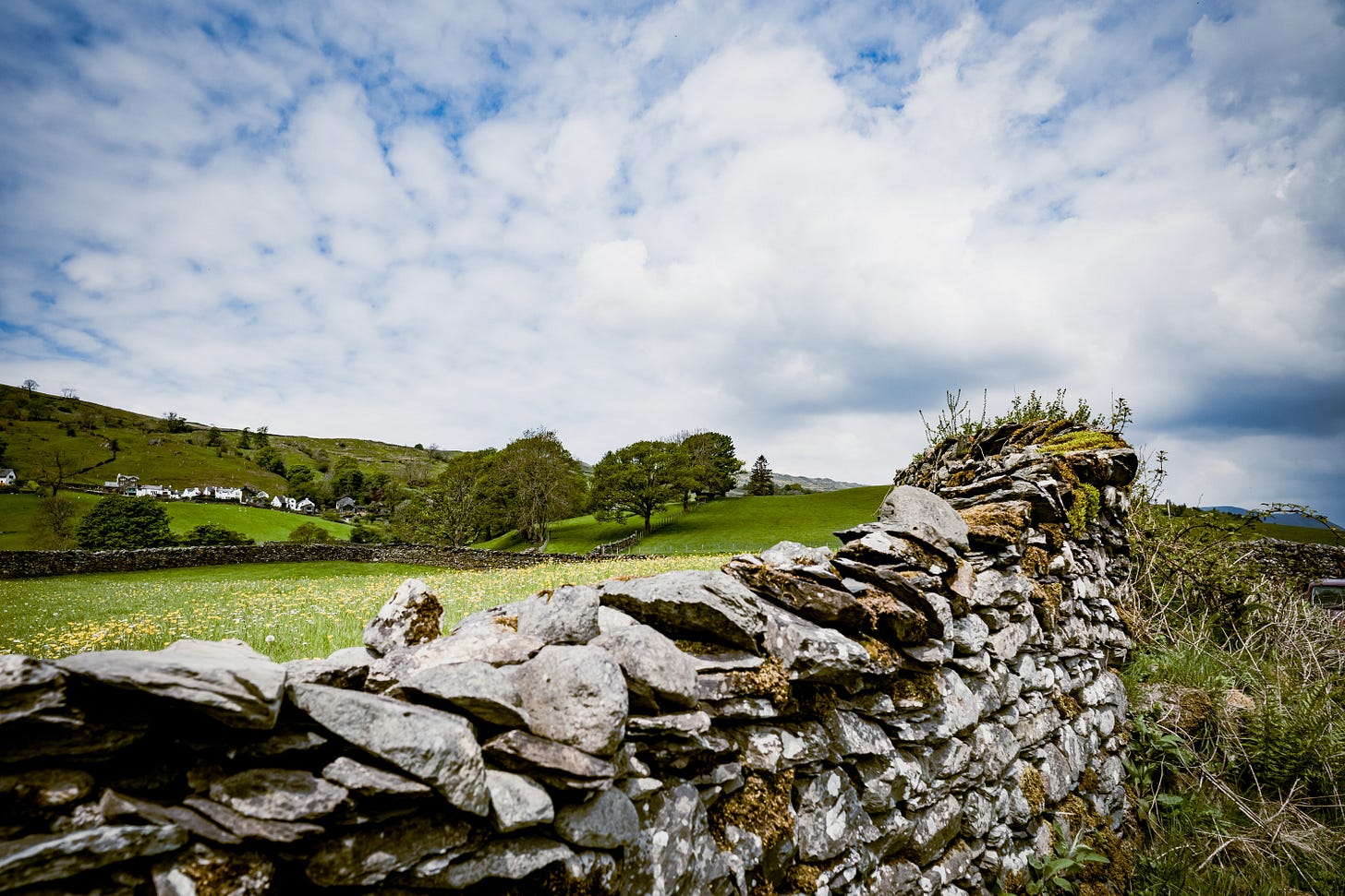 English enclosure wall English enclosure wall