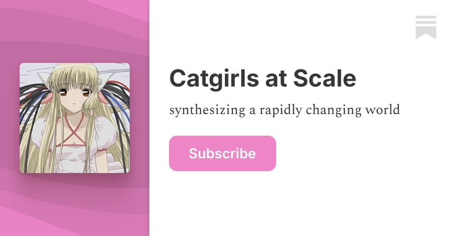 Catgirls at Scale | Ava | Substack