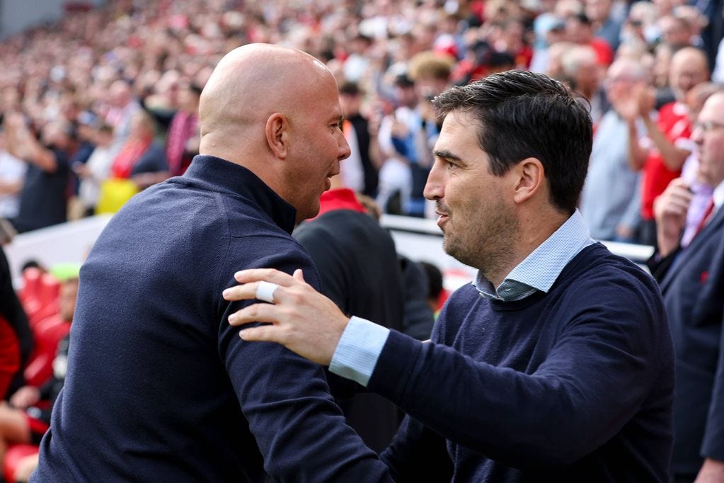 Andoni Iraola 'open to Liverpool job' amid Arne Slot pressure as preference emerges | Liverpool.com Andoni Iraola 'open to Liverpool job' amid Arne Slot pressure as preference emerges | Liverpool.com