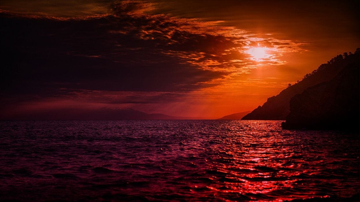 Red Ocean Wallpapers - Wallpaper Cave