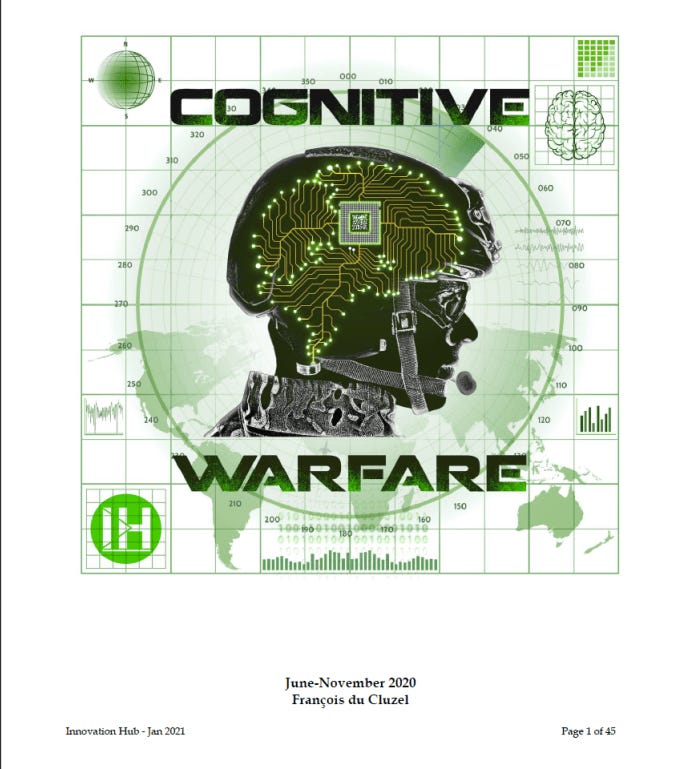NATO cognitive warfare report NATO cognitive warfare report