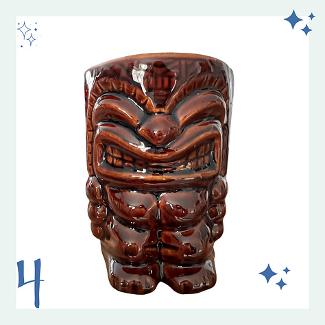 Photo gallery depicting six coffee mugs. 