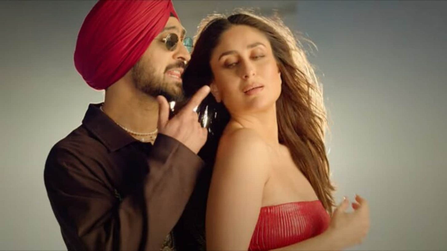 Crew song Naina: Diljit Dosanjh can't stop with Kareena Kapoor's tareefan.  Watch | Bollywood - Hindustan Times