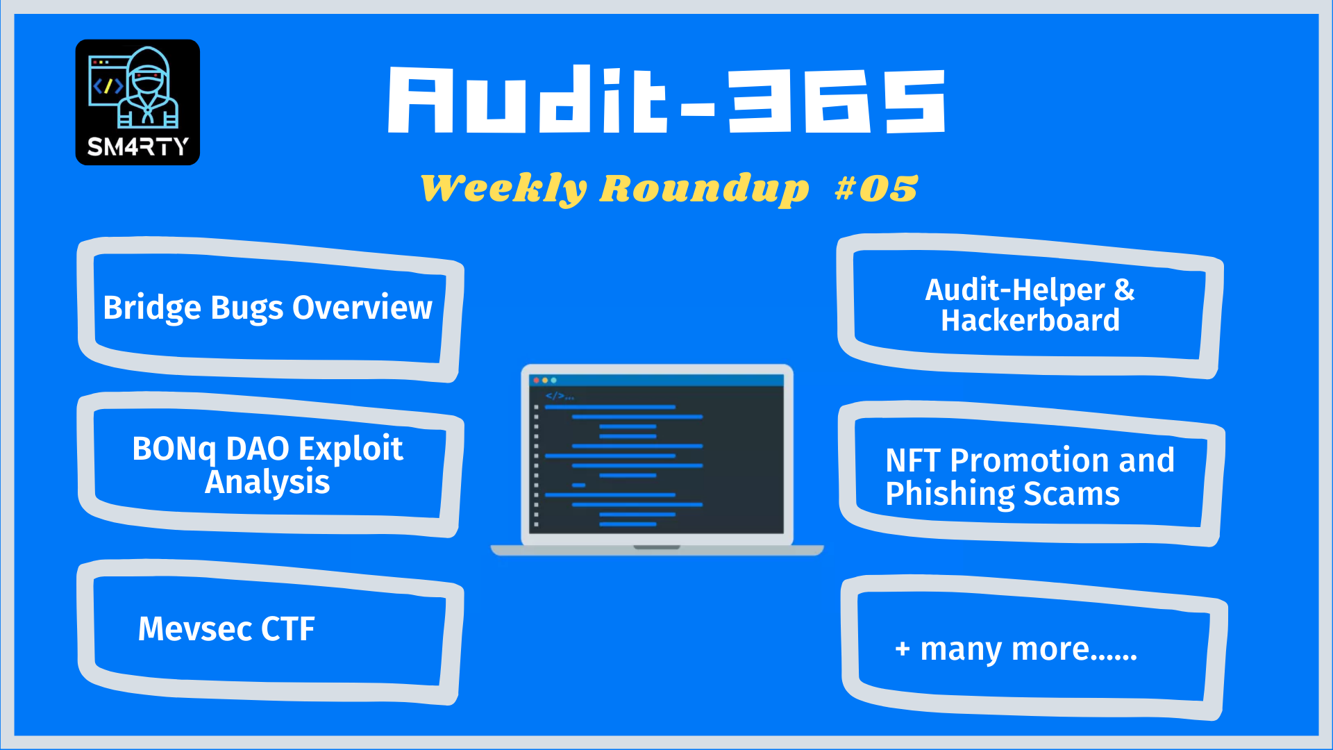 ⚡Audit-365 | Weekly Roundup #05 - by Samrat Gupta - Sm4rty