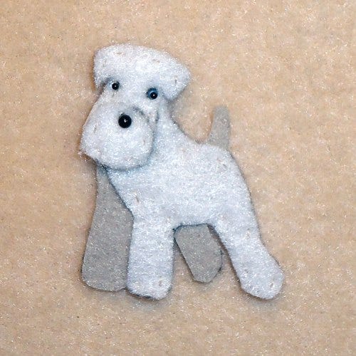 Miniature Schnauzer Felt bead embroidery beadwork brooch etsy bead art dog jewelry Miniature Schnauzer Felt bead embroidery beadwork brooch etsy bead art dog jewelry
