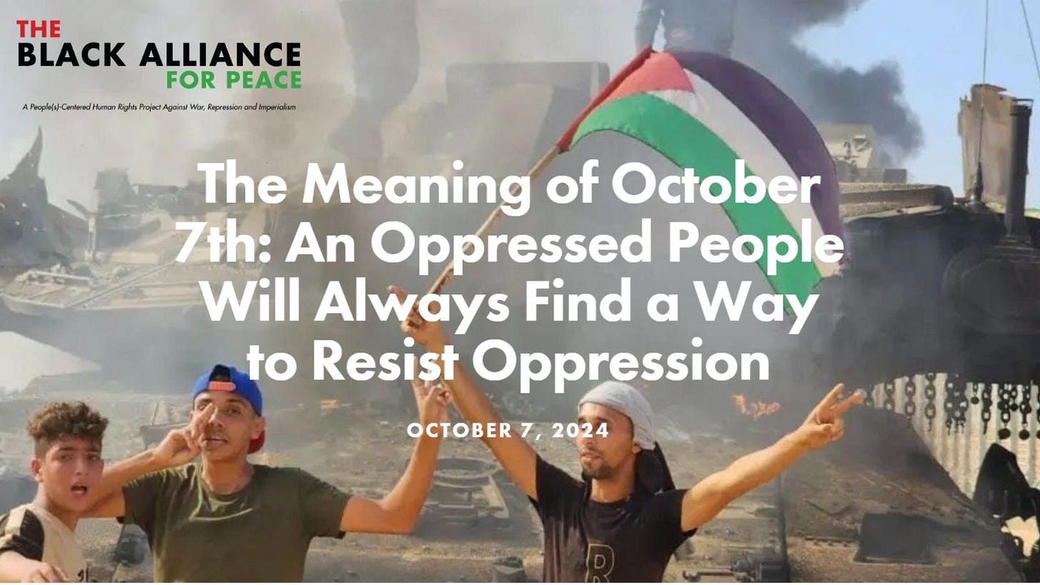 Palestine — The Black Alliance for Peace