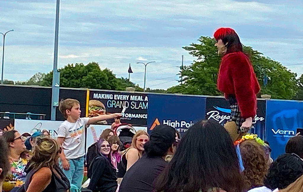 Pride Festival Grooms Kids with Kink & Condoms