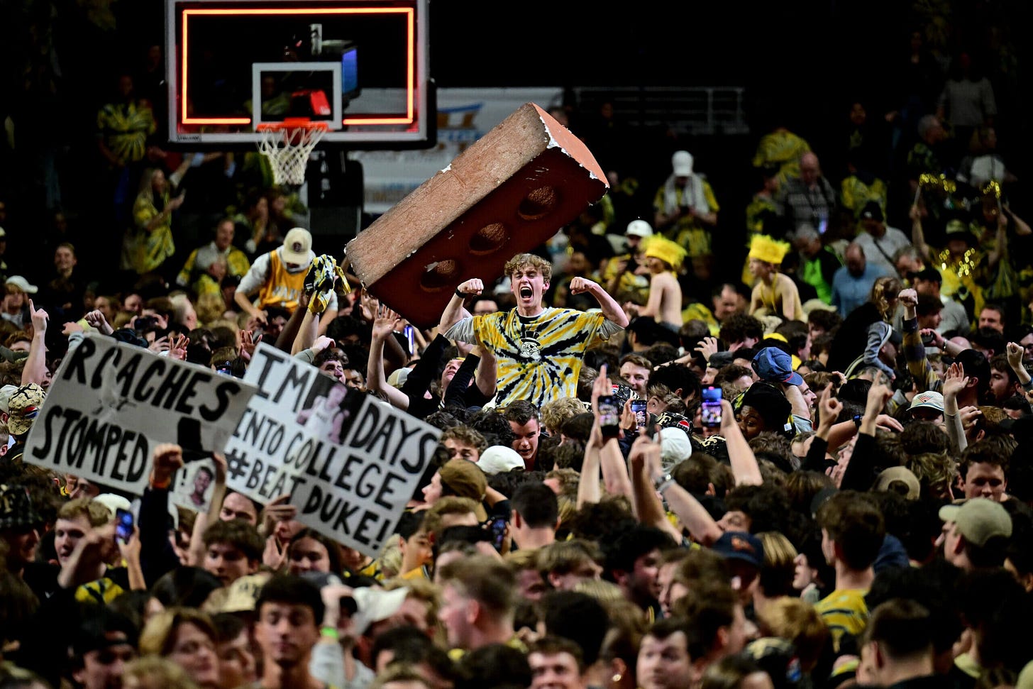 After Wake Forest incident, should court-storming be banned? 'It's a tough  challenge' - The Athletic
