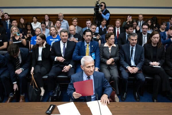 Fauci Grilled by Lawmakers on Masks, Vaccine Mandates and Lab Leak Theory -  The New York Times