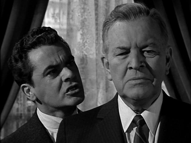 May be a black-and-white image of 2 people