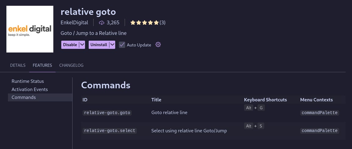 On using relative line numbers - by Petr Stribny