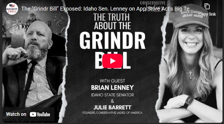 The GRINDR Bill? Why are conservatives linking arms with GRINDR and Pornhub?