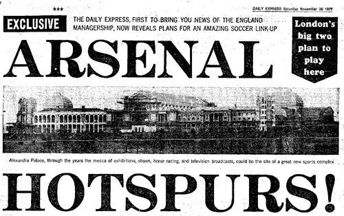 The Daily Express breaks the "good" news