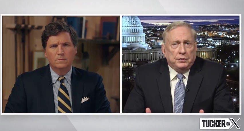 Douglas Macgregor advanced fake Gaza 'intel' on Tucker Carlson show, and it appears he obtained it from group connected to Chinese 'serial fraudster'