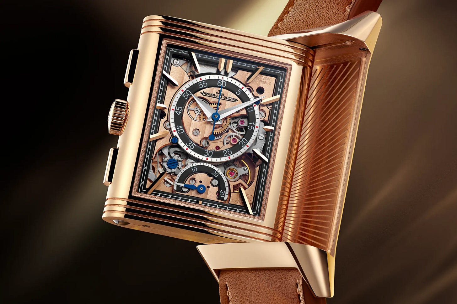 Jaeger-LeCoultre Reverso Tribute Chronograph: New Limited Edition in Pink  Gold - Swisswatches Magazine