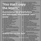 'You don't copy the losers,'