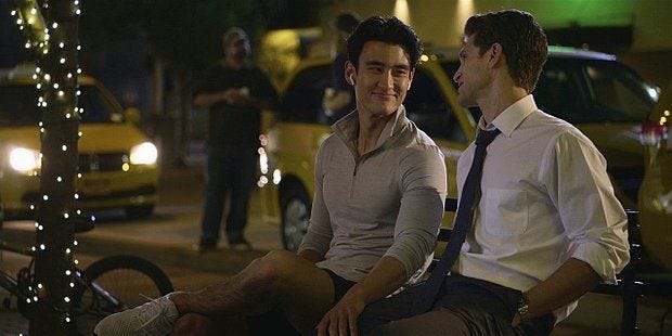 Walker LIam and Bret boyfriends enjoy holiday season. Walker LIam and Bret boyfriends enjoy holiday season.