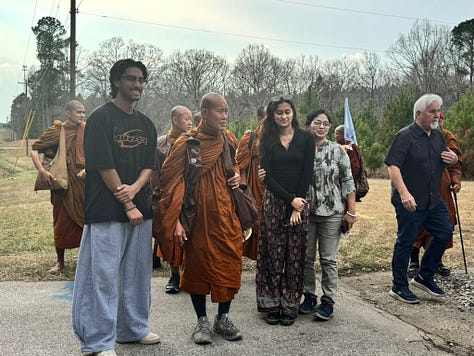 Pictures of the "Walk for Peace" stop in rural SC.